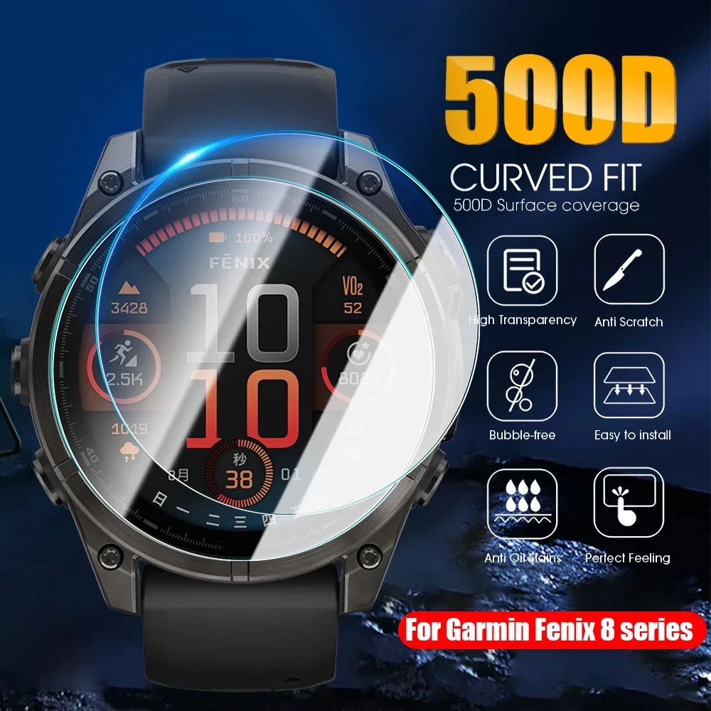 Smartwatch Screen Film - 1/5 adet 9H HD Temperli Cam