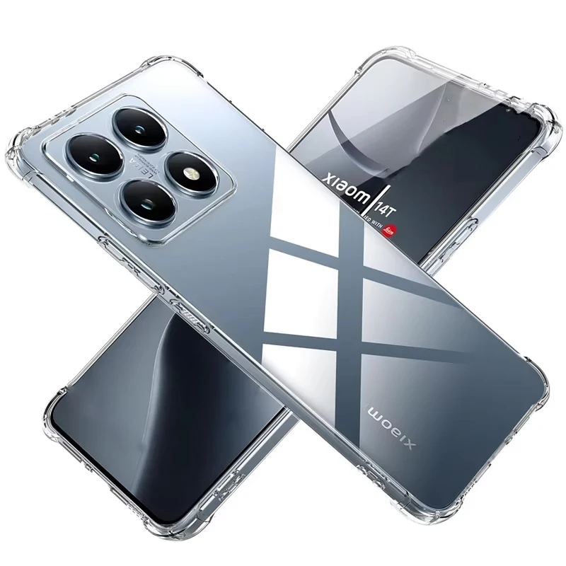 Xiaomi Redmi Note 13 - HD Temizle Funda Xiaomi 14T Pro